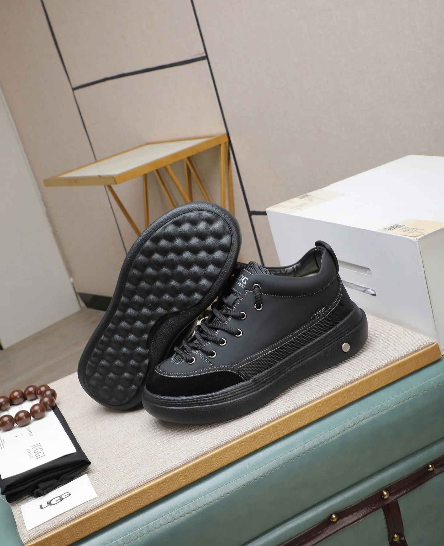 Men's shoes 💰660 IUGGI new retro presbyopia men's shoes, casual and versatile, full of high-end sense, fashionable, luxury and personalized style, joint style, retro presbyopia factor, full of handsome style, first layer suede cowhide, lining wool, rubber outsole, light and non-slip size: 39-44
